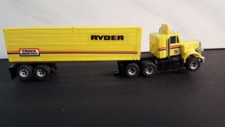Aurora Afx Magnatraction Ryder " Night Ryder " Semi Truck Ho Slot Car With Lights