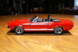 Danbury Mint/gmp 1967 Ford Shelby Mustang Gt500 Exp 1:24 Scale Diecast Model Car