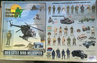 The Ultimate Soldier AH - 6 Little Bird Helicopter 1:6 3