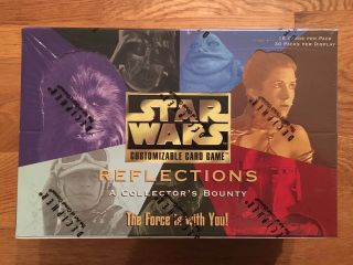 Very Rare Star Wars Ccg : Reflections 1 Booster Box
