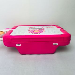 Fisher Price Kid Tough MP3 Music Player Microphone Karaoke Pink Stereo Boombox 5