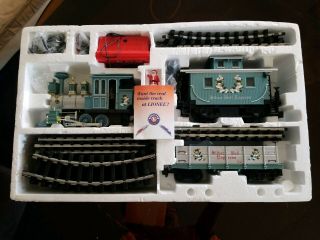 Lionel 8 - 81024 Silver Bell Express Train Set G Scale Locomotive Christmas Rare