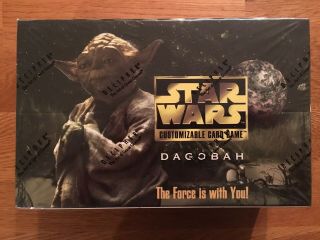 Star Wars Ccg Dagobah Expansion Packs Decipher Factory Box