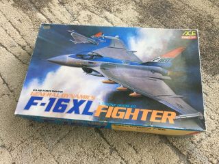 Rare Ace Hobby 1/32 F - 16xl General Dynamics Fighting Falcon Model Kit