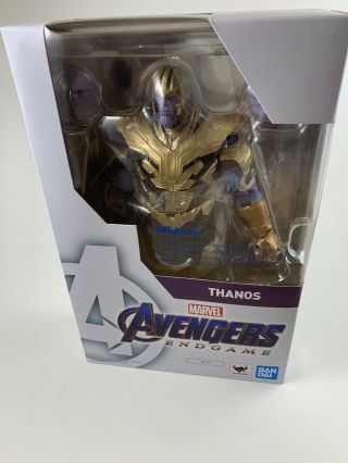 Bandai Tamashii S.  H Figuarts Avengers Endgame Thanos Action Figure Usa Shipper
