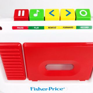 2017 Fisher Price Cassette Music Player Recorder with Microphone & 7