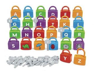 Lakeshore Learning Alphabet Learning Locks 26 Keys And 26 Locks Complete