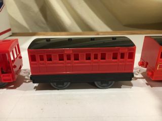 Set of 3 Red Express Coaches for Thomas and Friends Trackmaster Railway 5