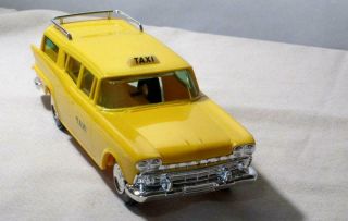 Dealer Promo Model Car AMC 1959 Rambler 4 Door Station Wagon Yellow Taxi Cab 3