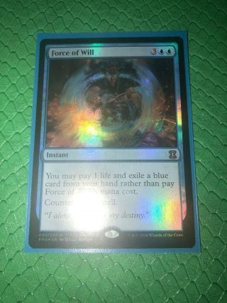 Force Of Will Foil Eternal Masters Nm Mtg