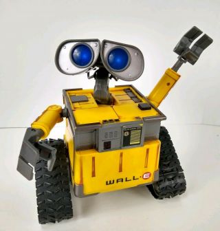 Disney Pixar Wall - E Thinkway Toys Robot Electronic Talk Lights Up Moves