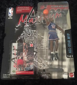 1999 Mattel Maximum Air Limited Ed.  Michael Jordan All - Star Mvp.  Nip.