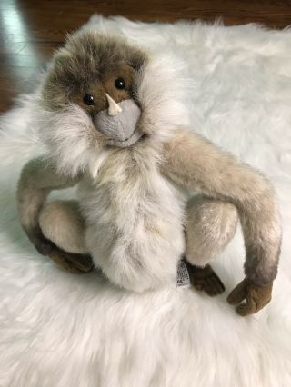 Handcrafted 12 Inch Lifelike Spider Monkey Stuffed Animal By Hansa Realistic Toy
