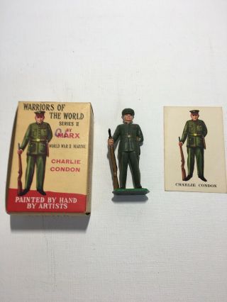 1960’s Warriors Of The World By Marx Series 2 1 Charlie Condon Military Soldier
