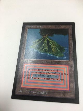 Mtg Collector’s Edition Volcanic Island Ex X1