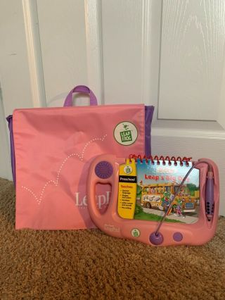 My First Leap Pad With 7 Books,  6 Cartridges And Backpack