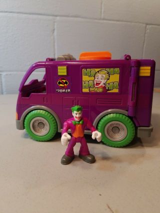 2008 Fisher Price Imaginext Joker Villan Van & Joker Figure