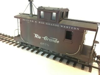 Sn3 Overland Brass D&RGW 17 ' Wood Caboose OMI - 1693 Painted Weathered 4