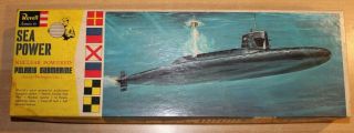 44 - 425 Revell 1/253 Scale Nuclear Powered Polaris Submarine Plastic Model Kit