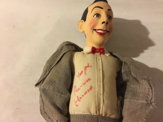 " Pee Wee Herman " Paul Rubens Special Talking Doll Figure - With Clothes -