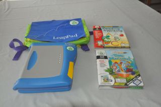 Leap Frog Leappad Plus Writing Console With Two (2) Books And Cartridges