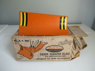 Vintage 1957 Tonka Toys Truck Scraper Blade No.  A.  C.  306 -