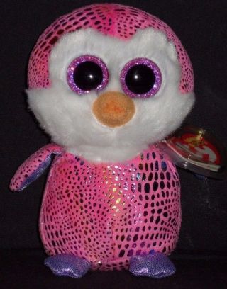 Ty Beanie Boos - Patty The Penguin - Justice Store Exclusive - Tags