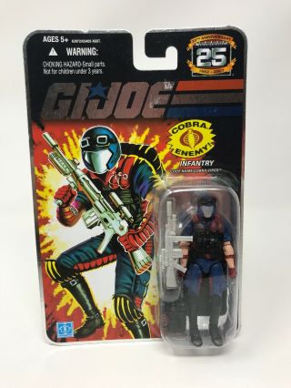 Hasbro 25th Anniversary G.  I.  Joe Cobra Enemy Infantry Cobra Viper Nip