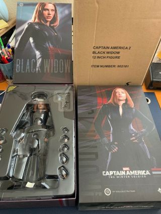 Hot Toys Mms239 Captain America Winter Soldier 1/6 Black Widow Scarlett