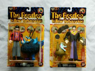 McFarlane Toys The Beatles Yellow Submarine Figures Set Of 4 moc FAB 4 3