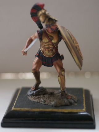 Ancient Greek Hoplite,  Professionally Painted Metal Figure