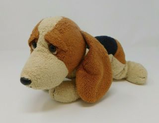 Russ Berrie & Co Luv Pets Spunky Beagle Puppy Dog 10 " Beanbag Plush Stuffed Toy