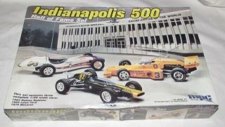 Mpc/ertl Indy 500 Hall Of Fame Set Model Kit 1/25 Scale 6246 Factory