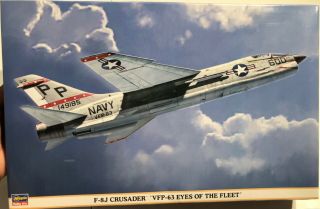 Hasegawa F - 8j Crusader Vfp - 63 Eyes Of The Fleet 1/48 Open ‘sullys Hobbies’