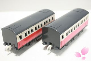 Set Of 2 Red Express Passenger Coaches Tomy Trackmaster Thomas & Friends