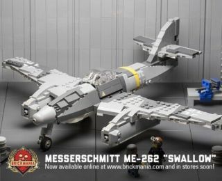Messerschmitt Me - 262 Swallow - Brickmania® Building Kit