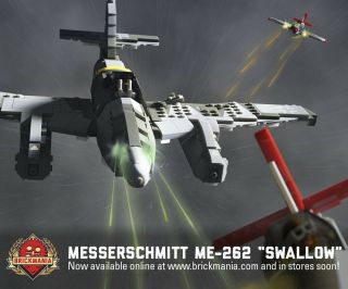 Messerschmitt Me - 262 Swallow - Brickmania® Building Kit 2