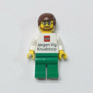 Lego Jørgen Vig Knudstorp Business Card Minifigure Former Ceo Jorgen Employee