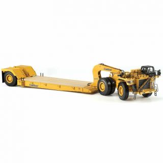 1/50 Cat Caterpillar 784c Truck Tow Haul Flat Trailer By Norscot 55220
