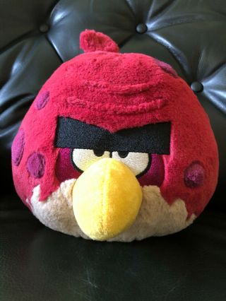 Angry Birds Plush Red Spots Big Brother Terence Red Bird No Sound 8 "