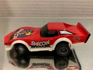Tyco HO Scale Slot Car,  Red Corvette “Shadow” 2