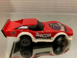 Tyco HO Scale Slot Car,  Red Corvette “Shadow” 3