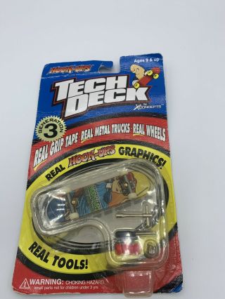 Vintage Tech Deck Hook - Ups Series 3420 3426 - Fingerboard Rare Hook Ups
