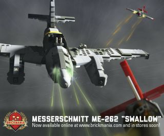 Messerschmitt Me - 262 Swallow - Display Model - Brickmania® Building Kit 2