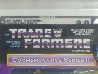 Transformers STARSCREAM Commemorative Series II AFA 8.  0 Graded star scream 2 3