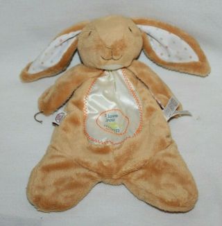 Guess How Much I Love You Bunny Rabbit Lovey Security Blanket Nutbrown Hare 12 "