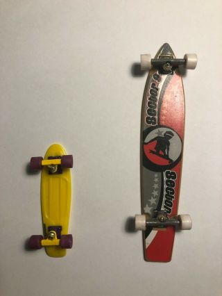 Tech Deck Vintage Sector 9 Long Board And Penny Banana Board