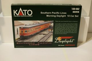 Kato 106 - 062 Southern Pacific Lines Morning Daylight 10 Car Set W