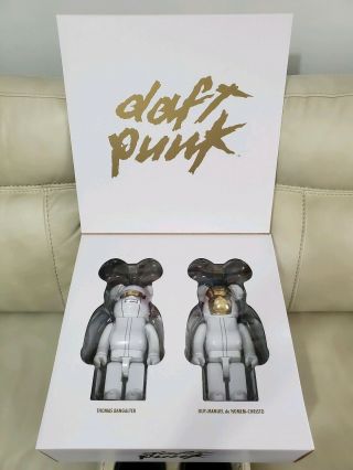 Medicom Toy Be@rbrick Daft Punk White Suit 400 Bearbrick