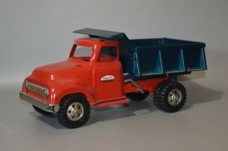 GREAT Vintage 50s TONKA Toys Hydraulic Dump Truck Professionally Restored 2